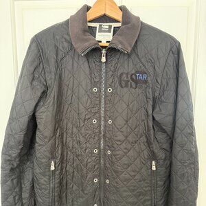 G-Star Raw Black Quilted Jacket – Men’s Medium – Lightweight Layer